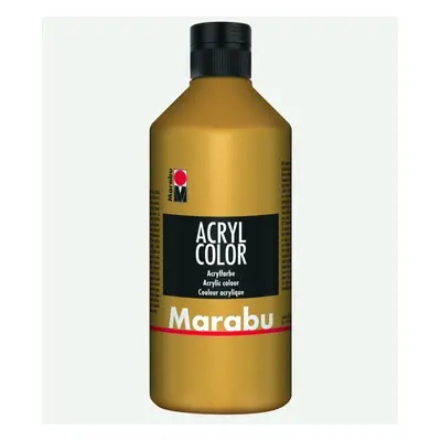 Akrylová barva Marabu Acryl Color 500 ml - zlatá 084