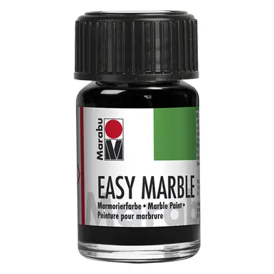 Marabu Mramorovací barva Easy Marble 15 ml - 73 černá