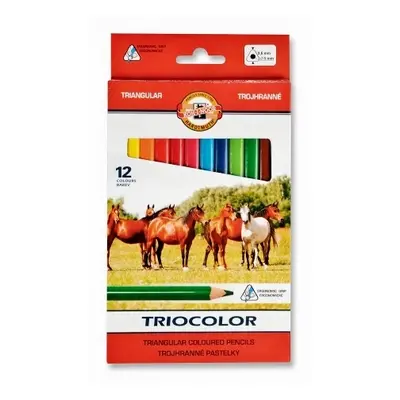 Pastelky TRIOCOLOR Koh-I-Noor 3142 12 barev