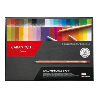 Caran D'ache Luminance 40 barev - umělecké pigmentové pastelky