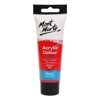 MontMarte Mont Marte akrylová barva,75ml, brilantní červená (Brilliant Red), tuba