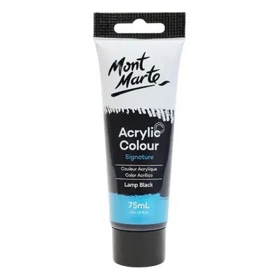 MontMarte Mont Marte akrylová barva,75ml, černá (Lamp Black), tuba