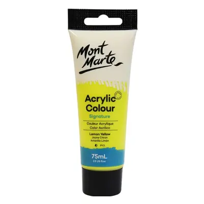 MontMarte Mont Marte akrylová barva,75ml, citronově žlutá (Lemon Yellow),tuba