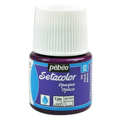 Barva na textil Pébéo Setacolor Opaque 45 ml - Fialová fíková 92