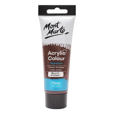 MontMarte Mont Marte akrylová barva,75ml, hnědá Umbra pálená (Burnt Umber), tuba