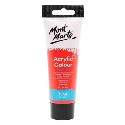 MontMarte Mont Marte akrylová barva,75ml, rumělka červená (Vermilion),tuba