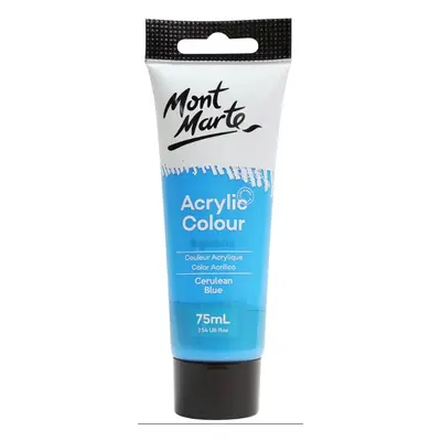 MontMarte Mont Marte akrylová barva,75ml, azurová modrá (Cerulean Blue), tuba