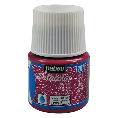 Pébéo Barva na textil Setacolor Light glitter 45 ml - Růžová tourmaline 207