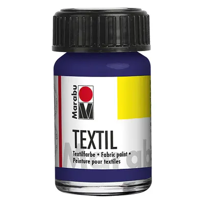 Barva na textil Marabu Textil 15 ml - fialová tmavá 051