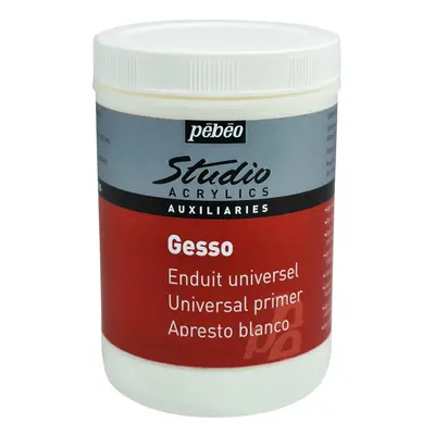 Pébéo Studio Gesso - univerzální akrylový šeps 1000 ml - bílý