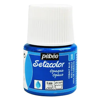 Barva na textil Pébéo Setacolor Opaque 45 ml - Modrá kobalt 11