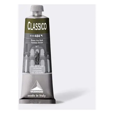 Olejová barva Maimeri Classico oil 60 ml - hnědá van dykova 484