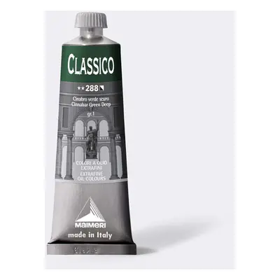 Olejová barva Maimeri Classico oil 60 ml - zelená tmavá cinnabar 288