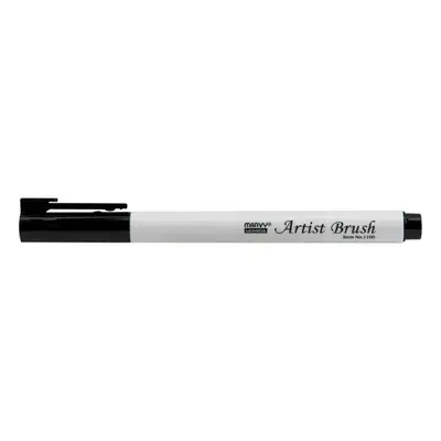 Marvy Umělecké fixy se štětcovým hrotem Artist Brush – 01 black