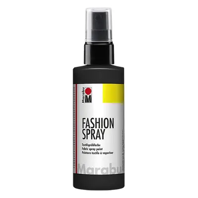 Barva na textil ve spreji Marabu Fashion Spray 100 ml - černá 073