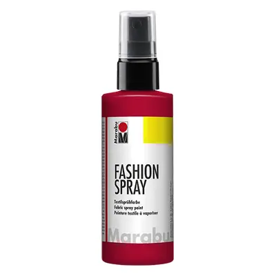 Barva na textil ve spreji Marabu Fashion Spray 100 ml - červená 232