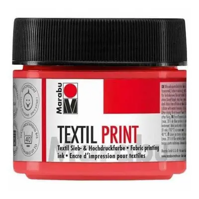 Tiskařská barva Marabu Textil Print 100 ml - červená