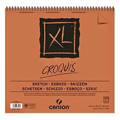 Canson XL Skicák 30 x 30 cm, 90g, 120 listů, kroužková vazba