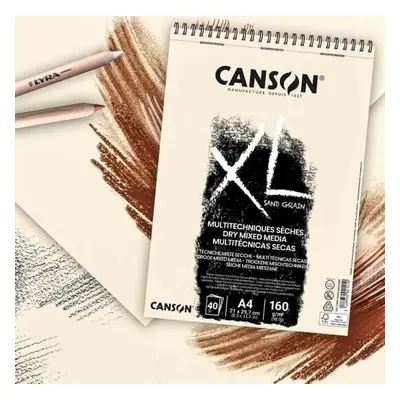 Canson XL Dry Mixed Media Sand Grain Natur A3 400110394