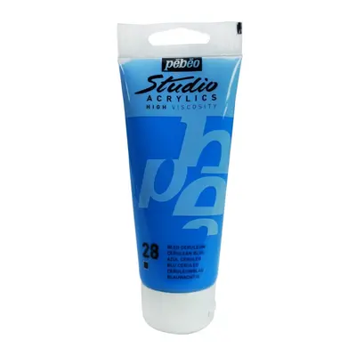 Akrylová barva Pébéo Studio Acrylic 100 ml - 028 modř cerulean