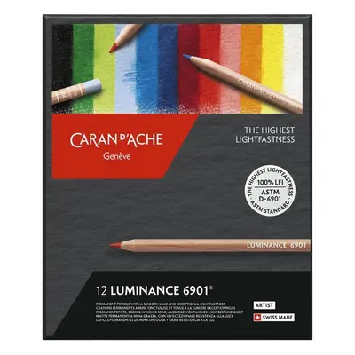 Caran D'ache Luminance 12 barev - umělecké pastelky