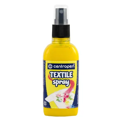 Barva na textil Centropen Textil sprej 110 ml - žlutý