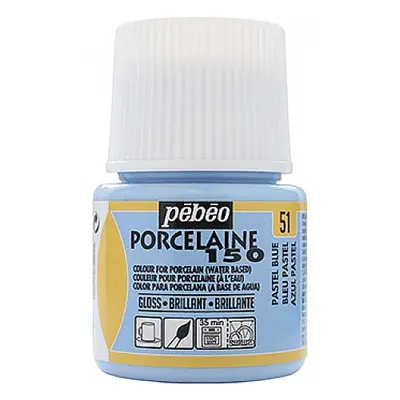 Pébéo Barva na porcelán a sklo Porcelaine 150 45 ml - modrá pastelová 51