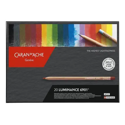 Caran D'ache Luminance 20 barev - umělecké pastelky