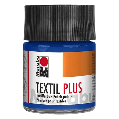 Barva na textil Marabu Textil Plus 50 ml - modrá ultramarín 055