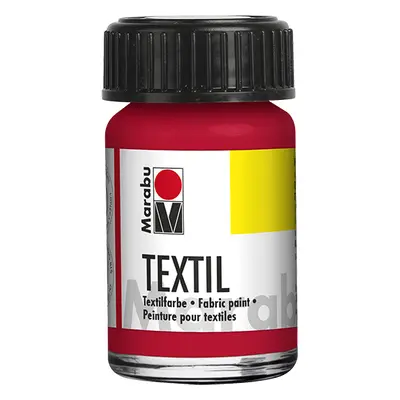 Barva na textil Marabu Textil 15 ml - červená třešeň 031