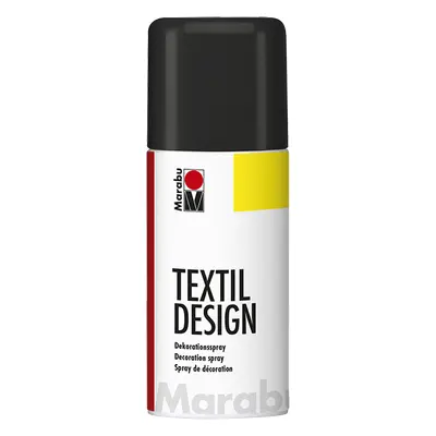 Barva na textil ve spreji Marabu Textil Design spray 150 ml - černá 073