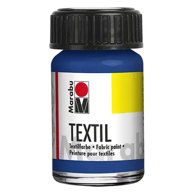 Barva na textil Marabu Textil 15 ml - modrá střední 052