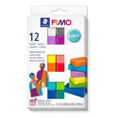 Fimo Soft sada Brilliant 12 x 25 g