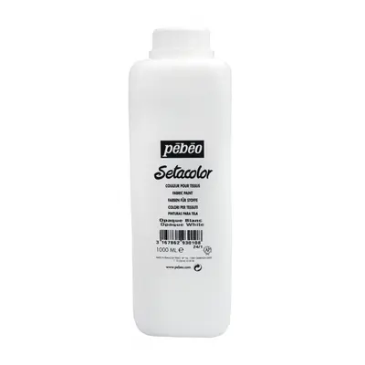 Barva na textil Pébéo Setacolor Opaque 1000 ml - bílá 10