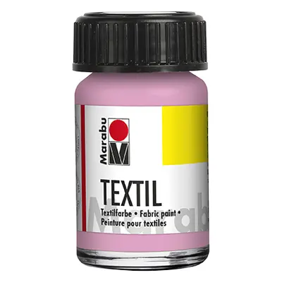 Barva na textil Marabu Textil 15 ml - růžová světle 236