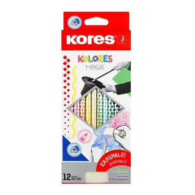 Kores Kolores Magic 93315 pastelky gumovatelné12 ks