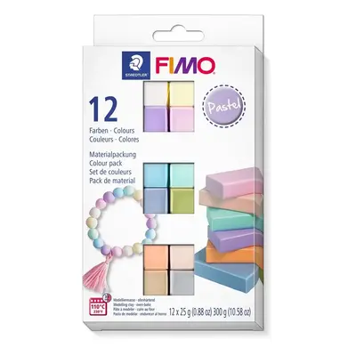 Fimo Soft sada Pastel 12 x 25 g