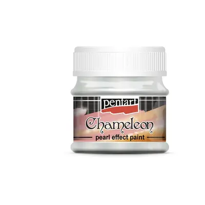 Metalická akrylová barva Pentart CHAMELEON 50 ml, modro-broskvová