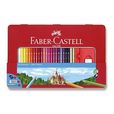 Faber-Castell Pastelky Faber Castell šestihranné, dárkový box 48ks