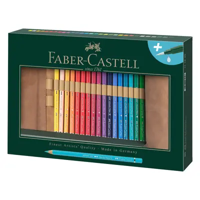 Faber-Castell Albrecht Durer sada 30 ks v rolovacím penálu, vodou plnitelný štětec