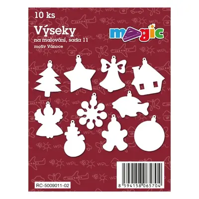 Magic Výseky z papíru Sada 11 - vánoční ozdoby