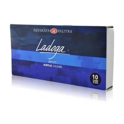 Nevskaya Palitra Ladoga 2241-142 sada 10 x 46 ml Akrylové barvy