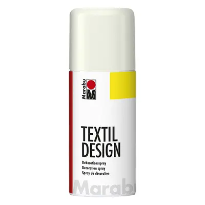 Barva na textil ve spreji Marabu Textil Design spray 150 ml - bílá 070