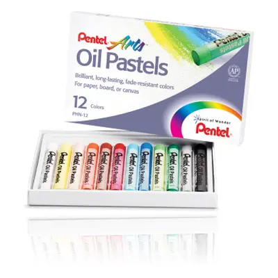 Olejové pastely Pentel - 12 barev