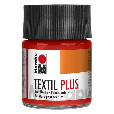 Barva na textil Marabu Textil Plus 50 ml - červená rumělka 030