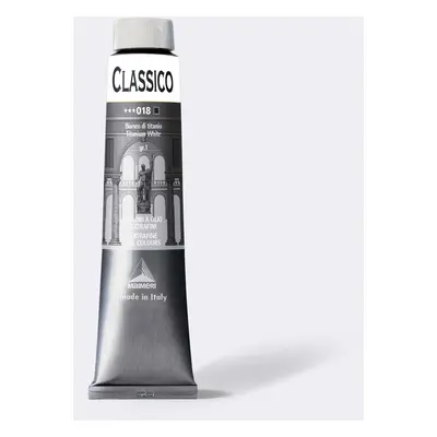 Olejová barva Maimeri Classico oil 200 ml - 018 Běloba titanová