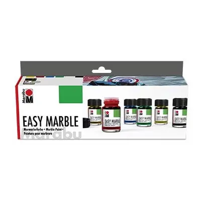 Marabu Easy Marble sada mramorovacích barev 6x15 ml