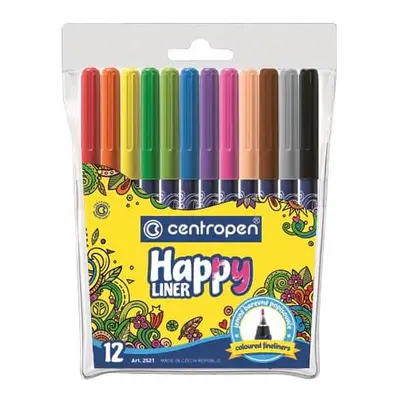 Centropen 2521 Happy Liner, sada 12 ks