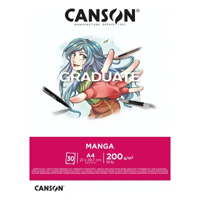 Canson Graduate Manga lep. A4 30l 200g