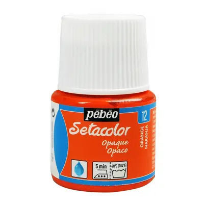 Barva na textil Pébéo Setacolor Opaque 45 ml - Oranžová 12